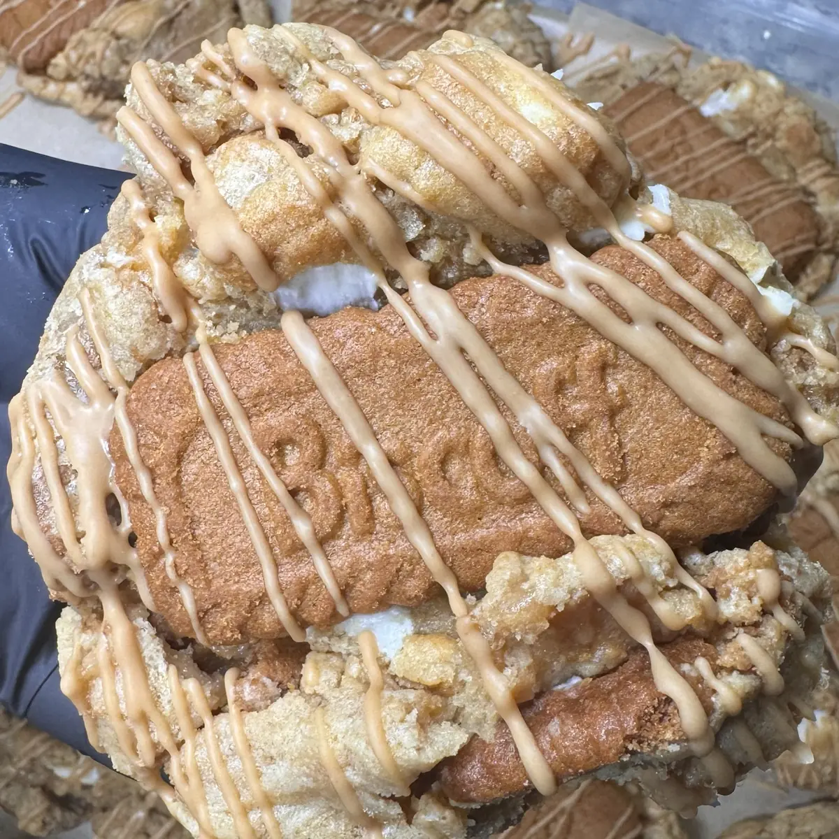 The Golden Hour Biscoff cookie
